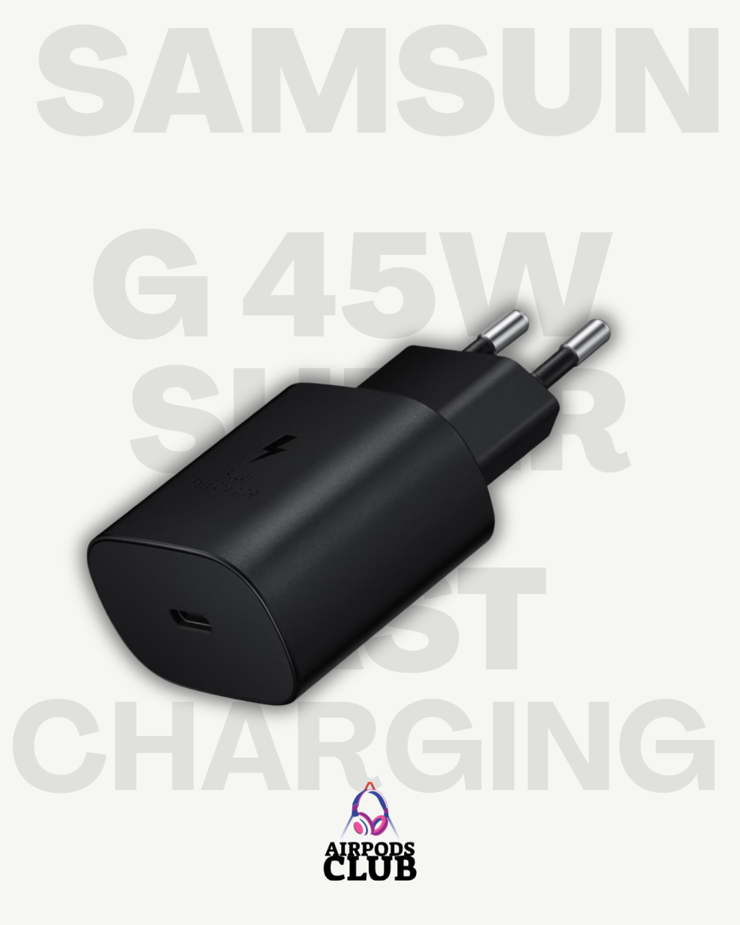 מטען סאמסונג עם כבל 45W