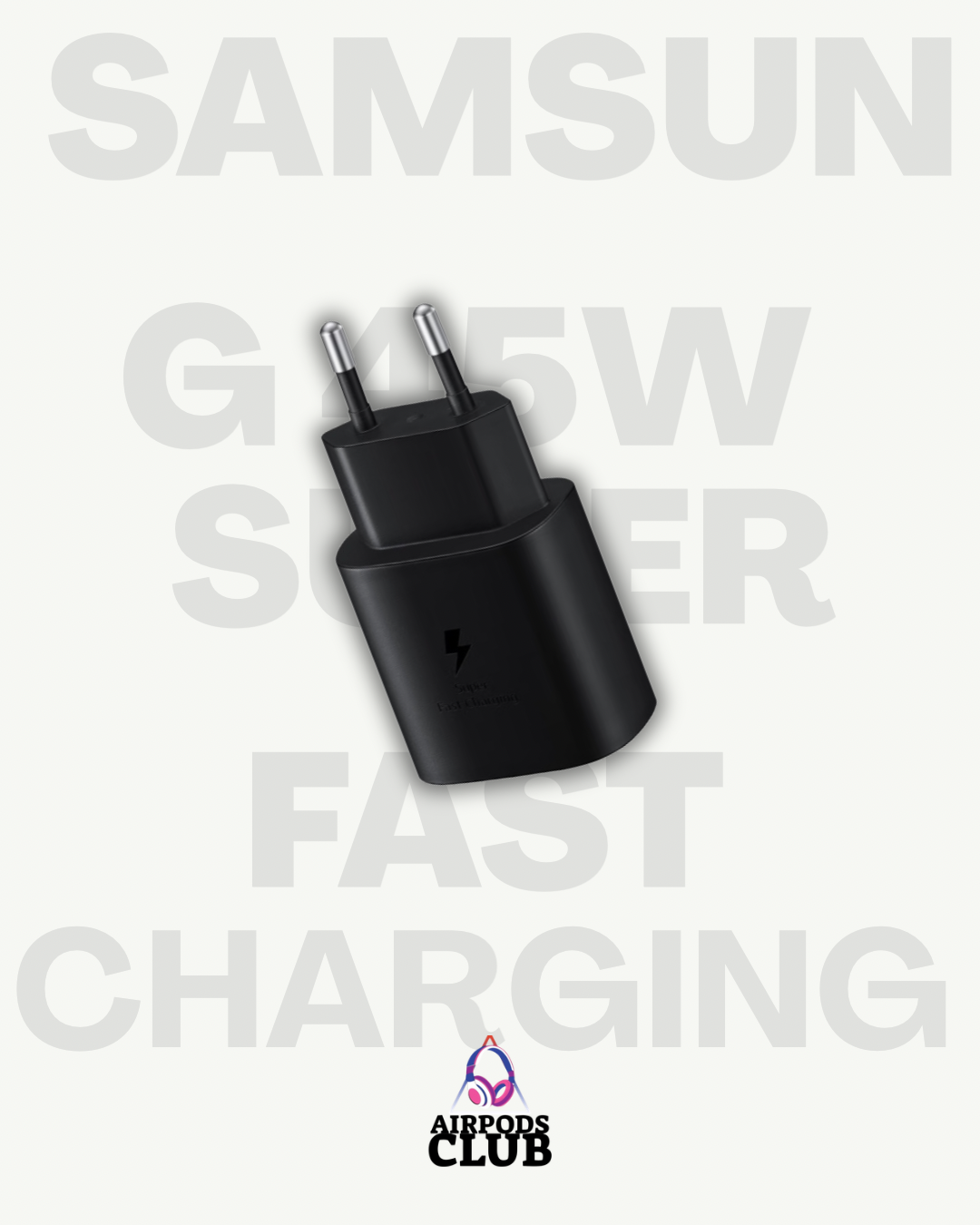 מטען סאמסונג עם כבל 45W